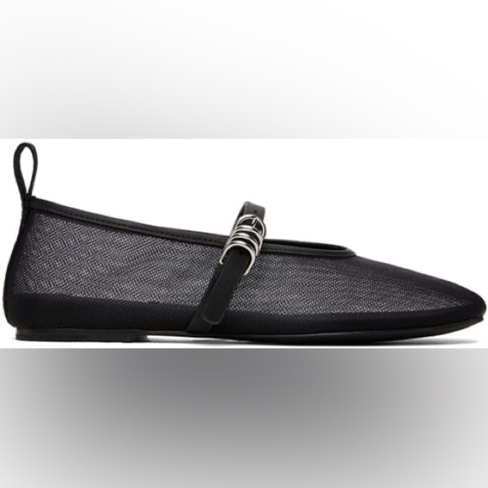Rag & Bone Black Spire Mesh Flatss